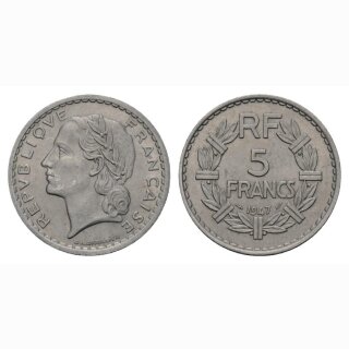 Frankreich  5 Francs 1947 France