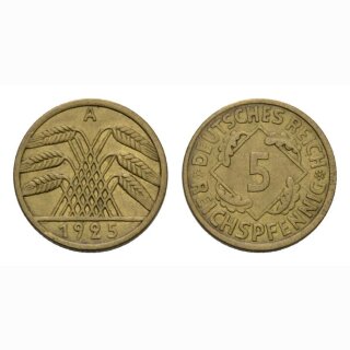 Deutschland 5 Reichspfennig 1925 A