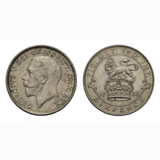 England  6 Pence 1923